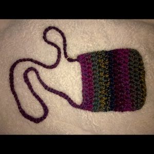 BRAND NEW multicolor crochet bag